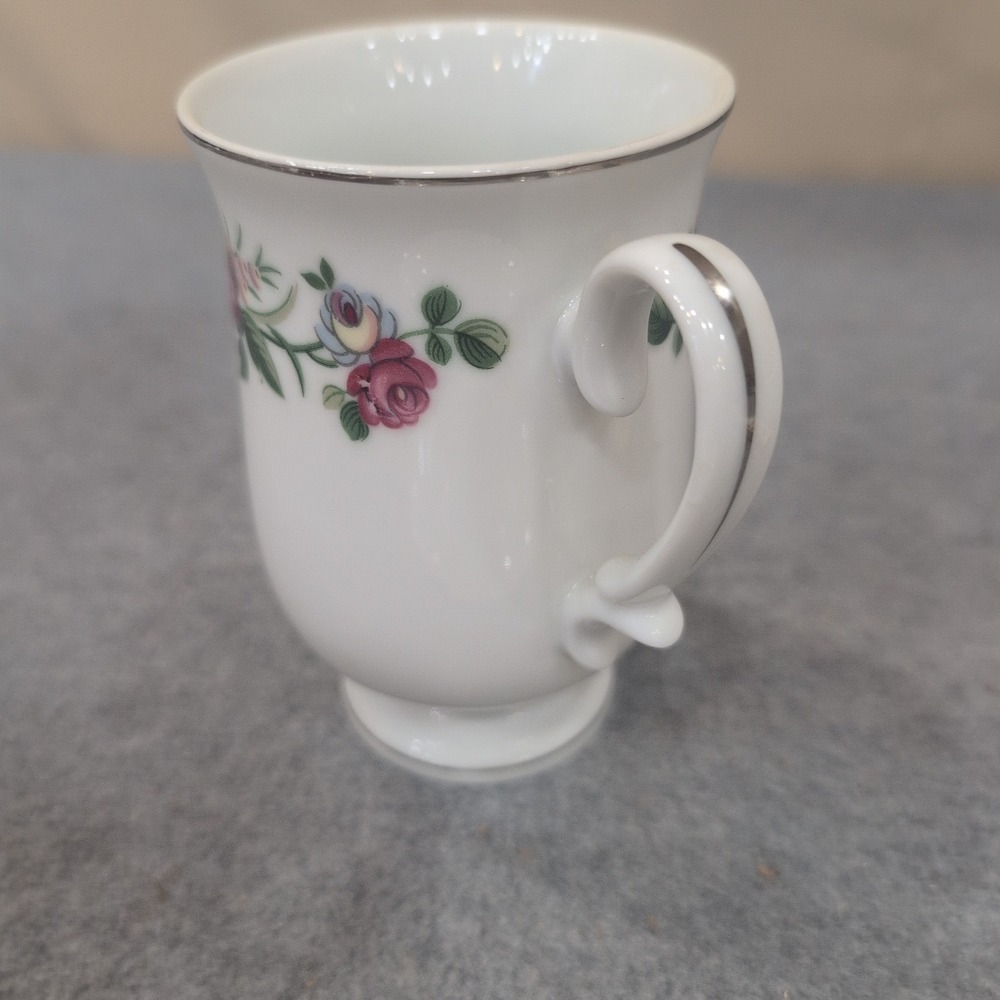 Sheffield Fine China Jubilee JE 81 Demitasse Cup and Saucer Set Floral Japan - Picture 8 of 9